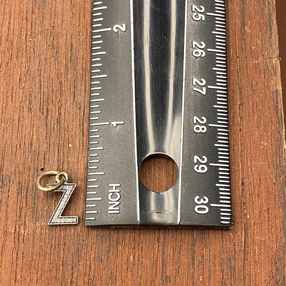 Pandora Sterling Silver Alphabet Letter Z Dangle with Clear Zirconia 791338CZ - Picture 5 of 5